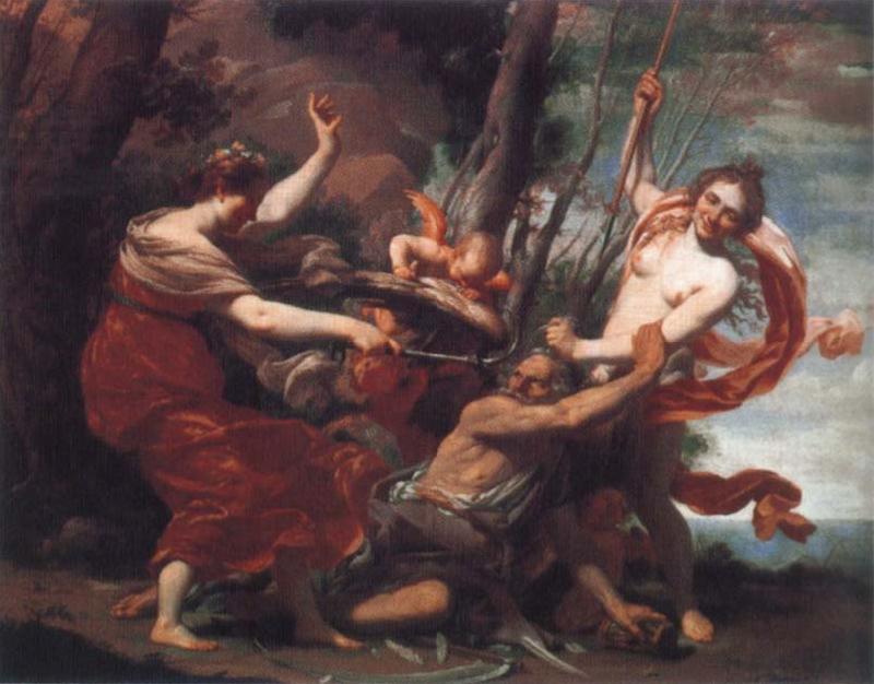 Simon Vouet Time Overcome by Hope and Beauty Germany oil painting art